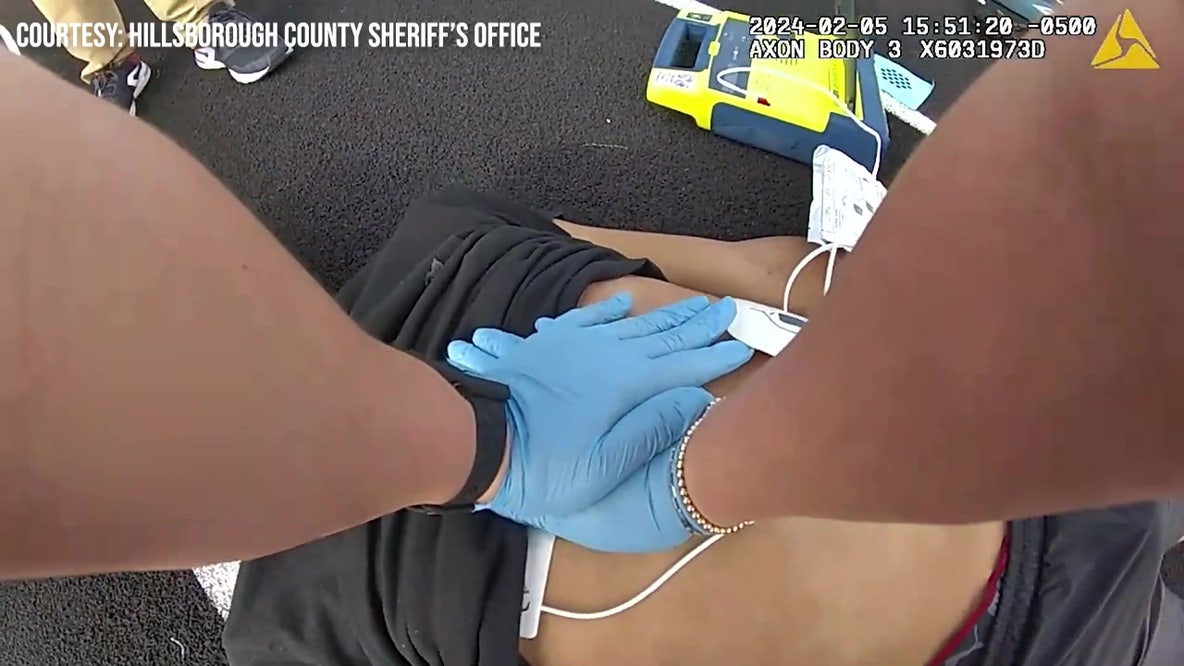 Hillsborough deputy uses CPR on collapsed student